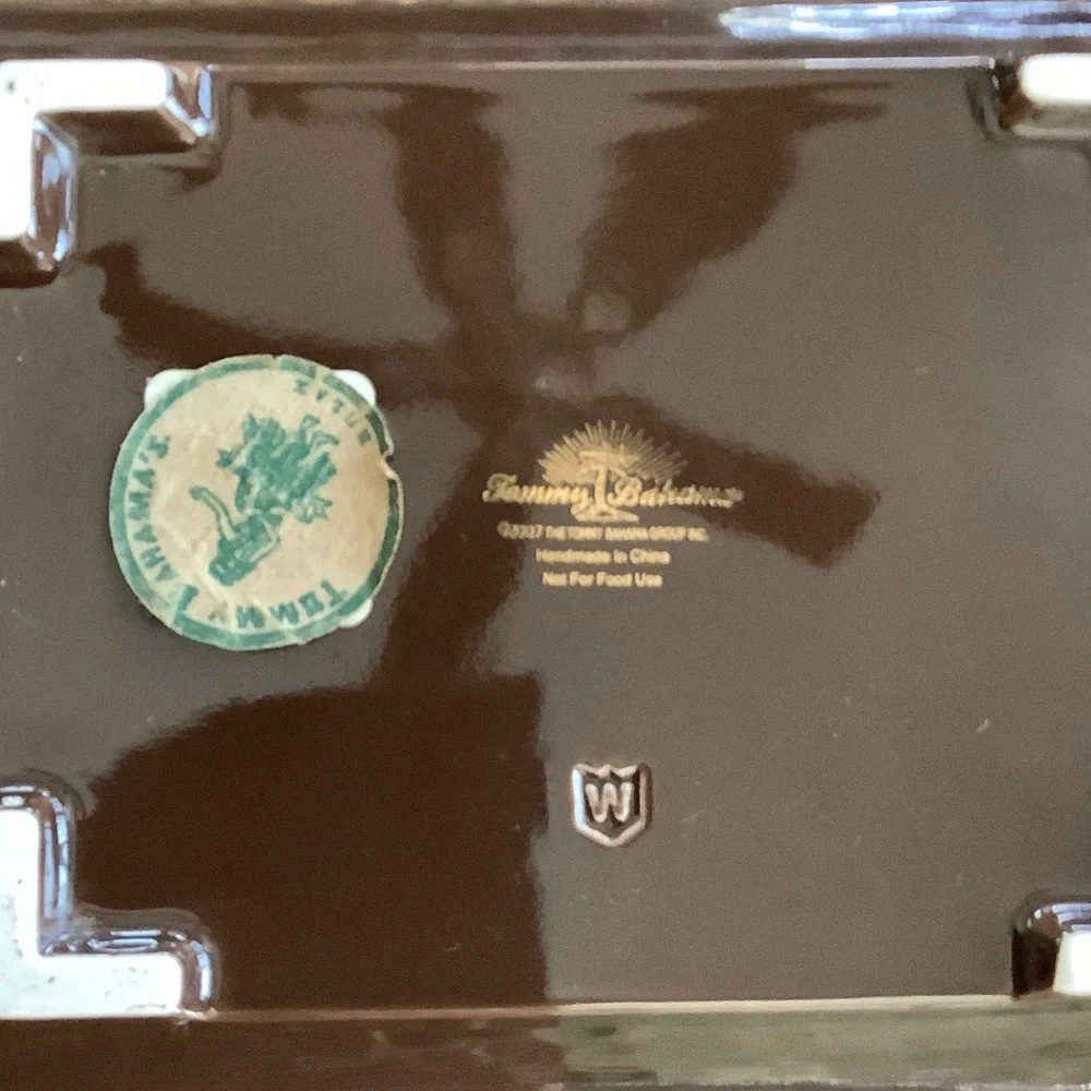 Tommy Bahama 2007 PARADISE CASINO CIGAR ASHTRAY CERAMIC limited addition - Picture 4 of 8